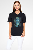 Pet Sematary Siyah Unisex V Yaka Tişört