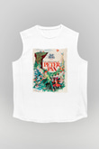 Peter Pan Beyaz Unisex Kolsuz Tişört