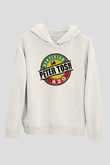 Peter Tosh Beyaz Unisex Kapşonlu Sweatshirt