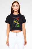 Peter Tosh Siyah  Crop Top Tişört