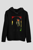 Peter Tosh Siyah Unisex Kapüşonlu Sweatshirt