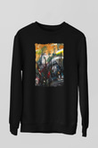Peyzaj Siyah Unisex Sweatshirt