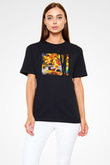 Peyzaj Siyah Unisex Tişört T-Shirt - TişörtFabrikası