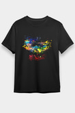 Peyzaj Siyah Unisex Tişört T-Shirt - TişörtFabrikası
