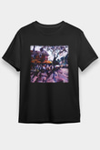 Peyzaj Siyah Unisex Tişört T-Shirt - TişörtFabrikası