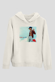 Pharrel Williams Beyaz Unisex Kapüşonlu Sweatshirt