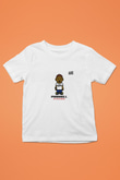 Pharrell Williams Baskılı Unisex Beyaz Çocuk Tişört