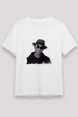 Pharrell Williams Baskılı Unisex Beyaz Tişört