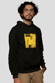 Pharrell Williams Baskılı Unisex Siyah Hoodie