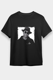 Pharrell Williams Baskılı Unisex Siyah Tişört
