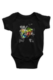 Pink Floyd Baskılı Siyah Bebek Body - Zıbın