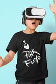 Pink Floyd Baskılı Siyah Unisex Çocuk Tişört