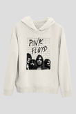 Pink Floyd Beyaz Unisex Kapşonlu Sweatshirt