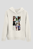 Pink Floyd Beyaz Unisex Kapşonlu Sweatshirt