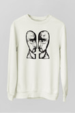 Pink Floyd Beyaz Unisex Sweatshirt
