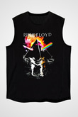 Pink Floyd Siyah Unisex Kolsuz Tişört
