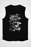 Pink Floyd Siyah Unisex Kolsuz Tişört