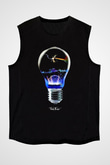 Pink Floyd Siyah Unisex Kolsuz Tişört