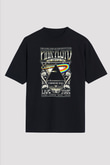 Pink Floyd Siyah Unisex Oversize Tişört T-Shirt