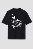 Pink Floyd Siyah Unisex Oversize Tişört T-Shirt