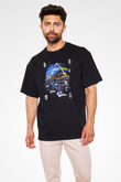 Pink Floyd Siyah Unisex Oversize Tişört T-Shirt