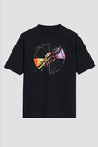 Pink Floyd Siyah Unisex Oversize Tişört T-Shirt