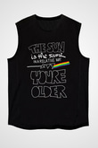 Pink Floyd The Sun Is The Same Siyah Unisex Kolsuz Tişört