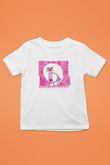 Pink Panther Baskılı Beyaz Unisex Çocuk Tişört