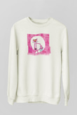 Pink Panther Beyaz Unisex Sweatshirt
