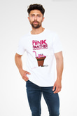Pink Panther Beyaz Unisex Tişört
