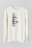 Piyanist Beyaz Unisex Sweatshirt