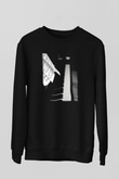 Piyanist Siyah Unisex Sweatshirt