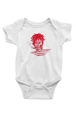 Playboi Carti Baskılı Beyaz Unisex Bebek Body - Zıbın