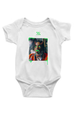 Playboi Carti Baskılı Beyaz Unisex Bebek Body - Zıbın