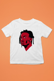 Playboi Carti Baskılı Beyaz Unisex Beyaz Çocuk Tişört - Tshirt