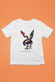 Playboi Carti Baskılı Beyaz Unisex Beyaz Çocuk Tişört - Tshirt