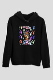 Playboi Carti Baskılı Unisex Siyah Hoodie