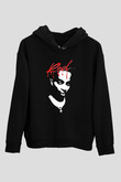 Playboi Carti Baskılı Unisex Siyah Hoodie