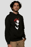 Playboi Carti Baskılı Unisex Siyah Hoodie