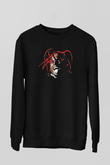 Playboi Carti Baskılı Unisex Siyah Sweatshirt