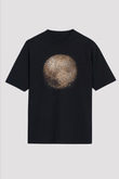 Plüton Siyah Unisex Tişört T-Shirt - TişörtFabrikası