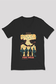 Point Break Siyah Unisex  V Yaka Tişört