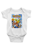 Pokemon Beyaz Bebek Body - Zıbın