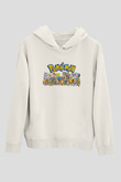 Pokemon Beyaz Unisex Hoodie