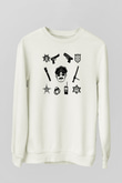 Polis Beyaz Unisex Sweatshirt