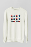 Polis Beyaz Unisex Sweatshirt