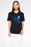 Poltergeist Siyah Unisex  V Yaka Tişört