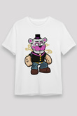 Popeye Freddy Baskılı Unisex Beyaz Tshirt