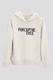 Porcupine Tree Baskılı Beyaz Unisex Kapüşonlu Sweatshirt