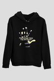 Porcupine Tree Baskılı Unisex Siyah Kapüşonlu Sweatshirt